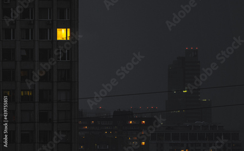 Evening cityscape