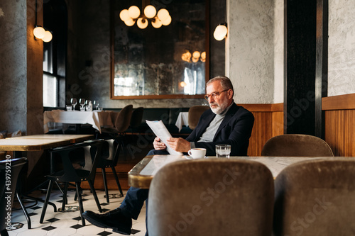 Businessman in Cafe photo