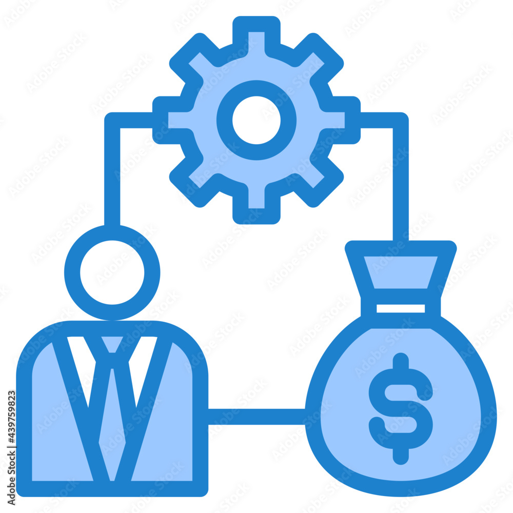 business man blue style icon business man blue style icon