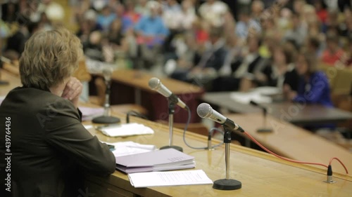 state house testimony senator looks on