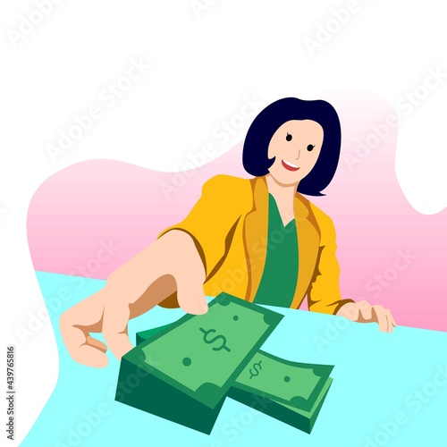 Customer service take a money