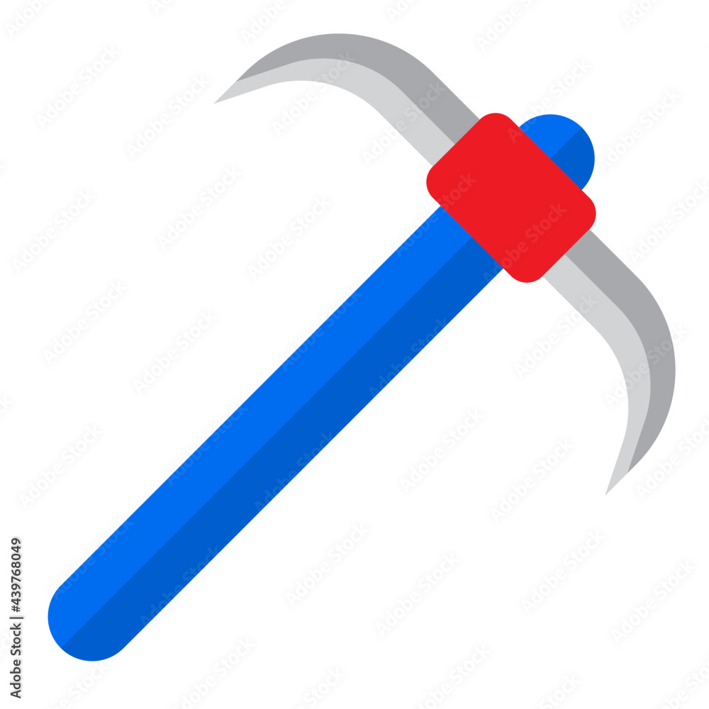 pickaxe flat style icon