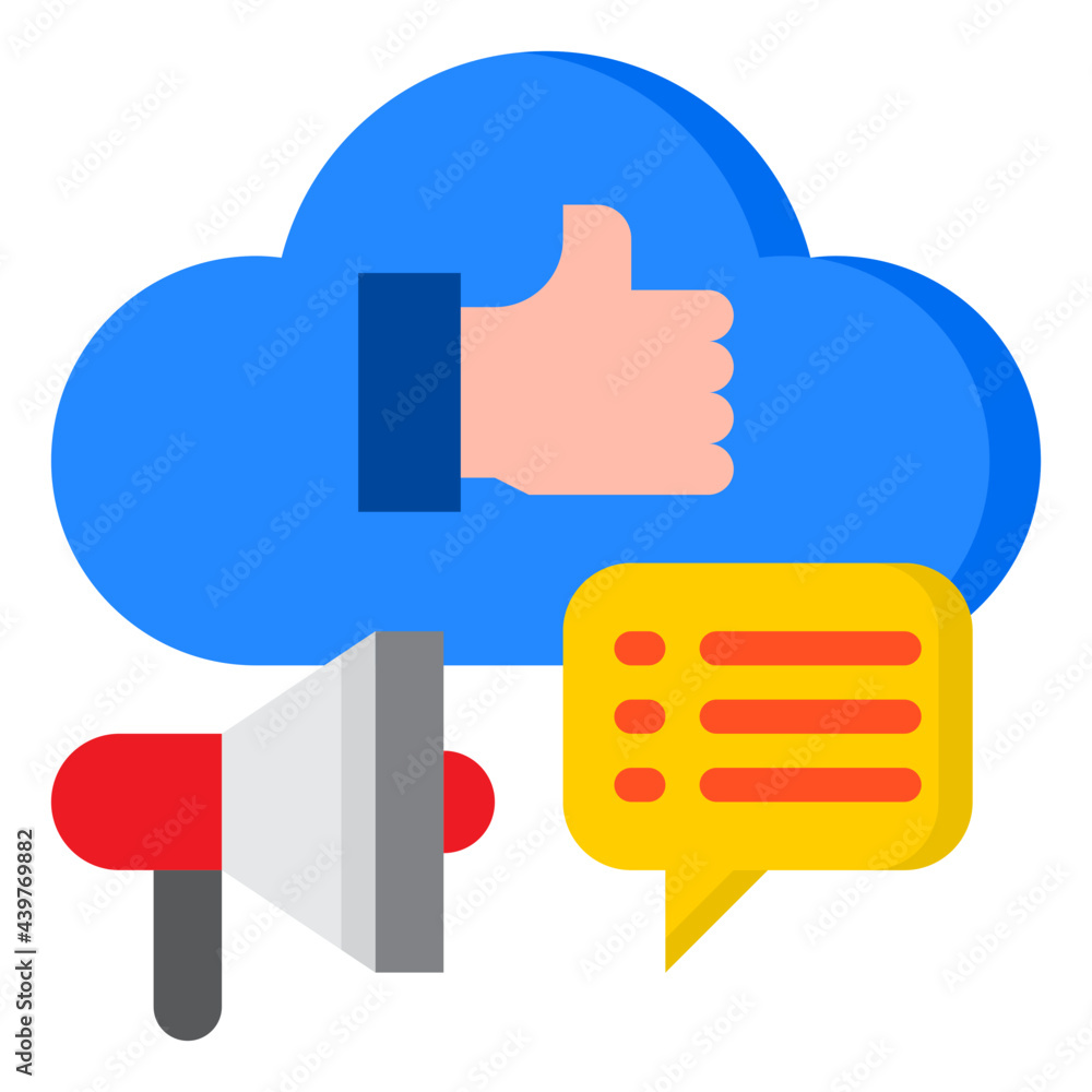 socail network flat style icon socail network flat style icon