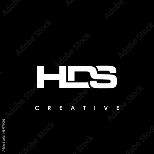 HDS Letter Initial Logo Design Template Vector Illustration photo