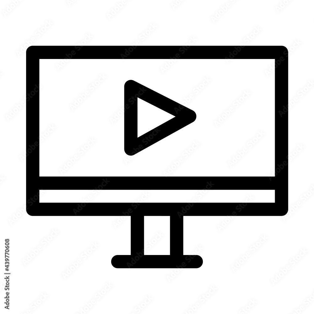online learning icon lineal style vector illustration online learning icon lineal style vector illustration