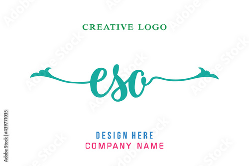 ESO lettering logo is simple, easy to understand and authoritative