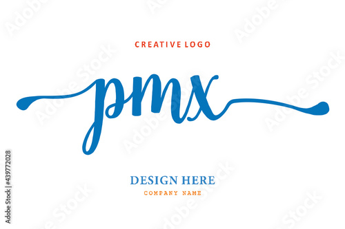 PMX lettering logo is simple, easy to understand and authoritative