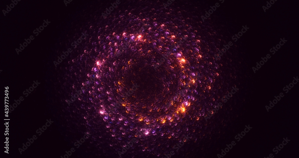 3D rendering abstract round light background 3D rendering abstract round light background