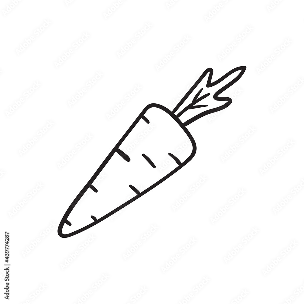 Vector carrot icon Vector carrot icon