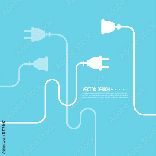 Electric plug icon