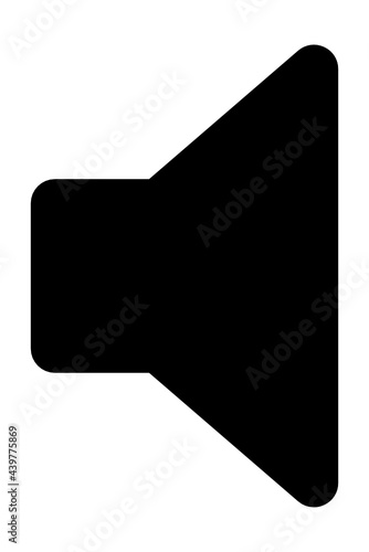 Solid volume icon