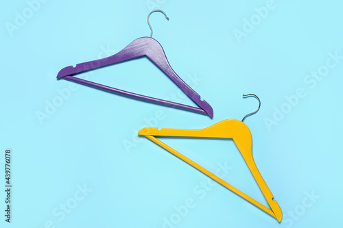 Stylish clothes hangers on ...