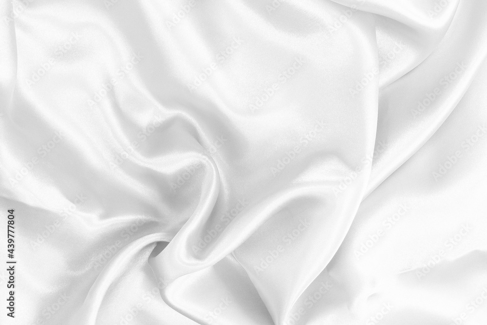 Obraz premium White fabric silk texture for background