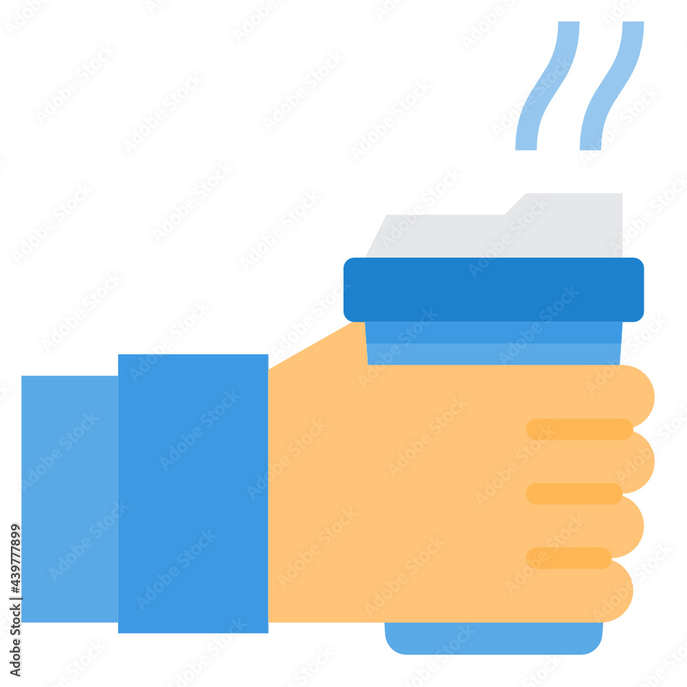 Obraz premium Coffee Cup flat icon