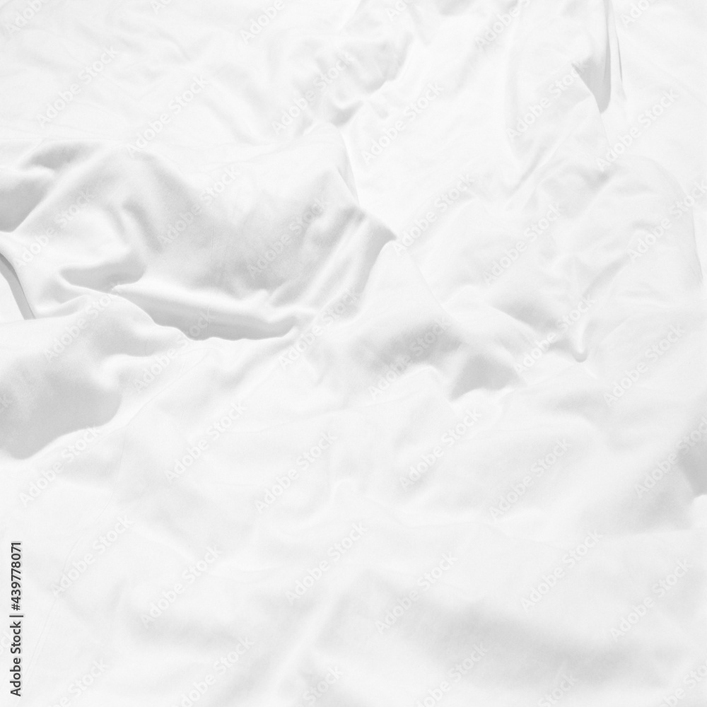 Fototapeta premium white bedding sheets texture for background