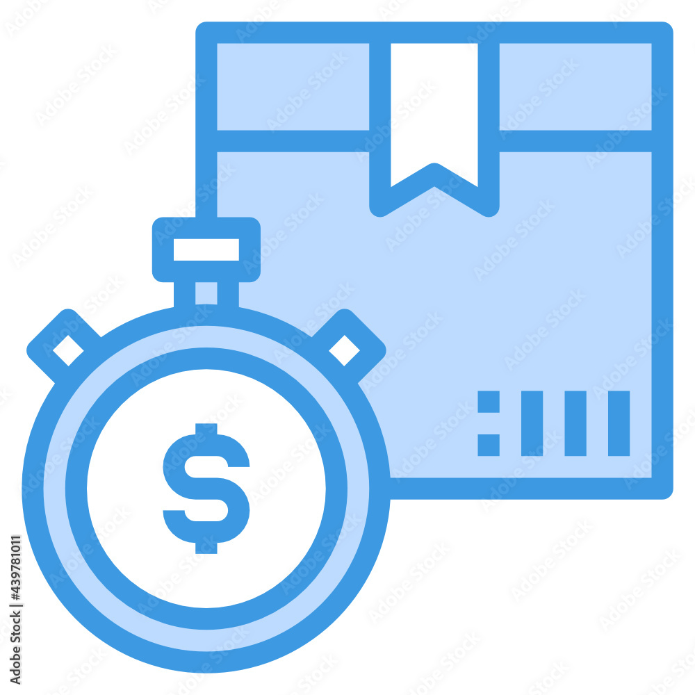 Logistic blue outline icon Logistic blue outline icon