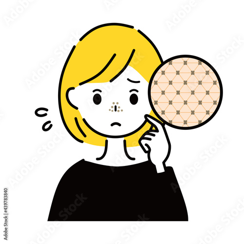 毛穴　鼻　女性