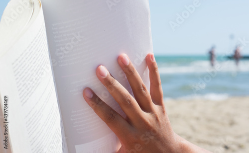 a relaxing read on the beach in summer