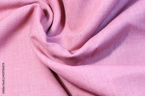 pink silk fabric