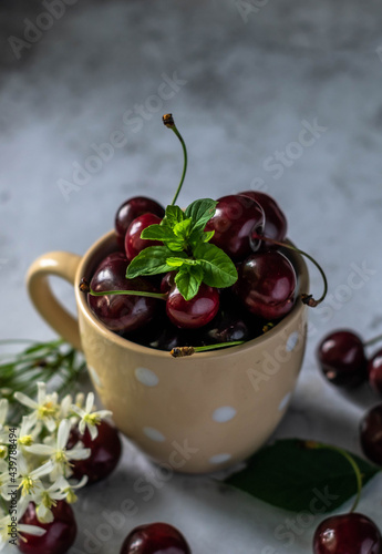 cherries in a bowl