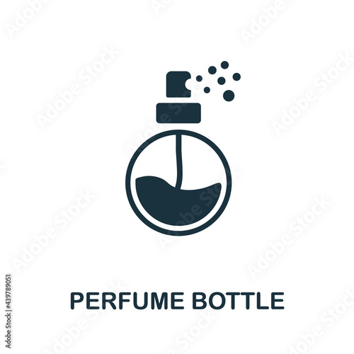 Perfume Bottle icon. Monochrome simple element from packaging collection. Creative Perfume Bottle icon for web design, templates, infographics and more