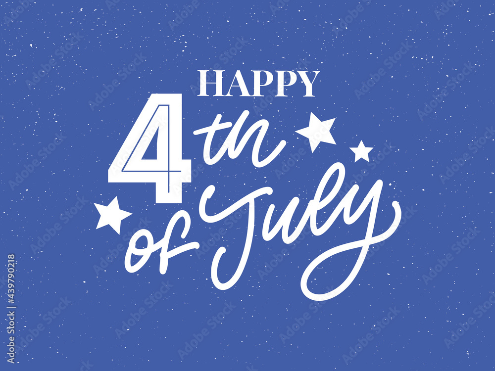 illustration of 4th of July Background with American flag illustration of 4th of July Background with American flag