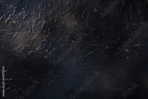 Abstract black slate background. Dark stone texture, grunge slab