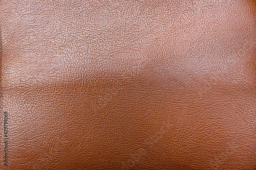 Brown leather texture background, Close up shot