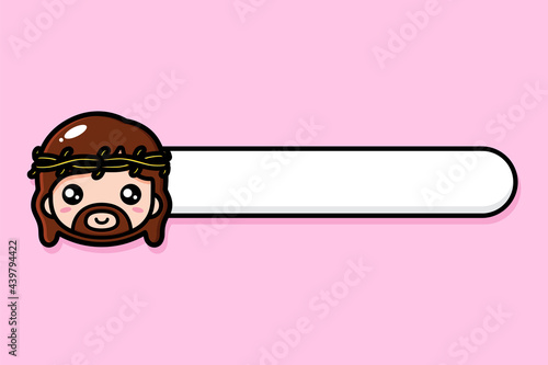 cute jesus cartoon vector design