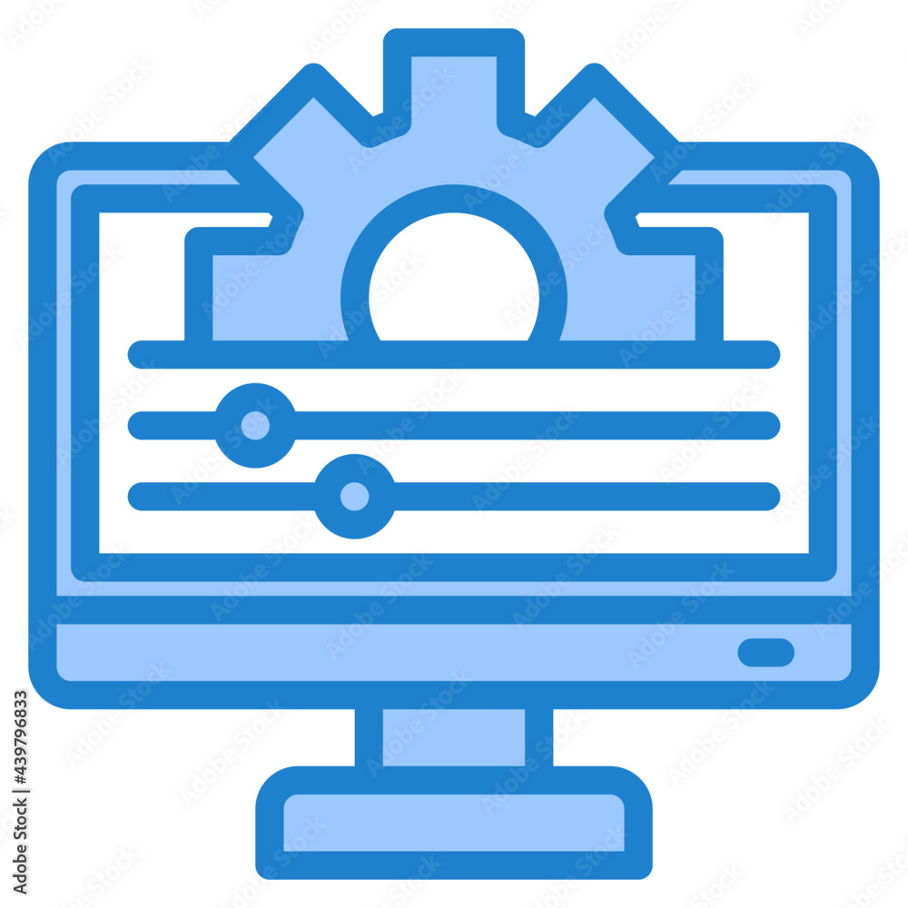 config blue style icon config blue style icon