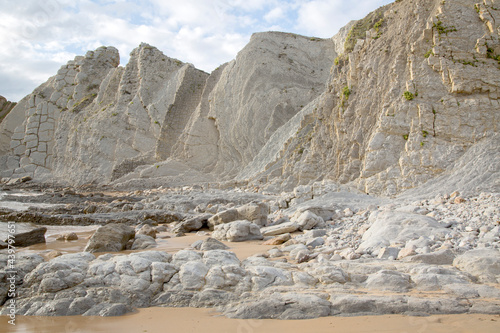 Cliffs at Portio Beach  Santander