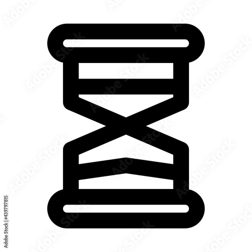 sand clock line icon