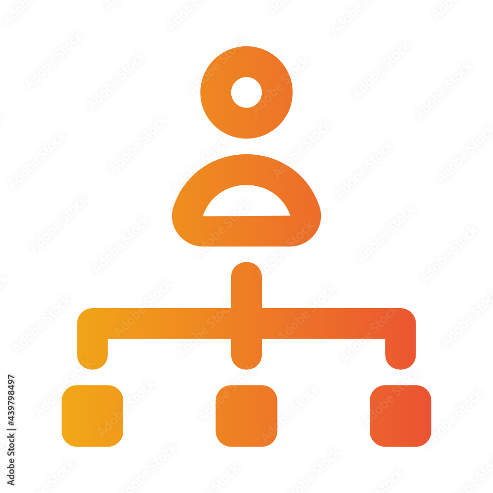 Obraz premium structure gradient icon