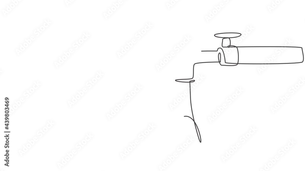 Self drawing animation of single one line draw a splash of water falling from the water tap. Symbol of freshness, cleanliness of hands from germs, bacteria. Continuous line draw. Full length animated. Self drawing animation of single one line draw a splash of water falling from the water tap. Symbol of freshness, cleanliness of hands from germs, bacteria. Continuous line draw. Full length animated.
