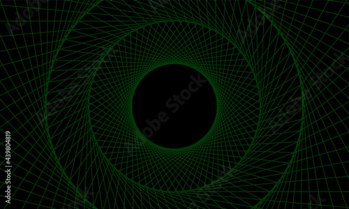 ELECTRO WIRE PATTERN CIRCLE BACKGROUND GREEN