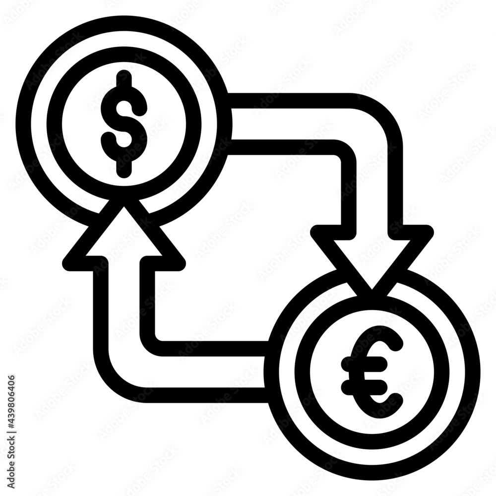 money outline style icon money outline style icon