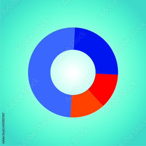 vector diagram image with blue background
