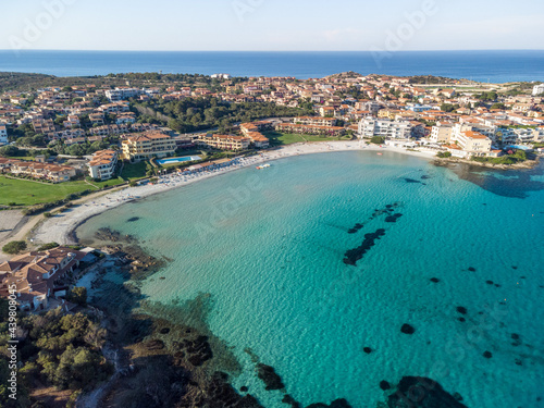 Veduta aerea della Terza Spiaggia - Golfo Aranci, Sardegna