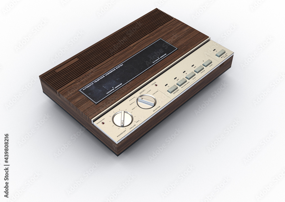 Obraz premium 80's Vintage Answering Machine