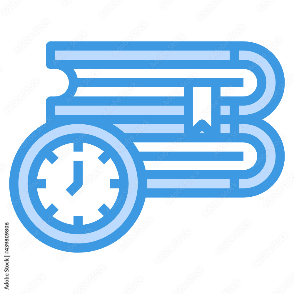 Books blue outline icon Books blue outline icon