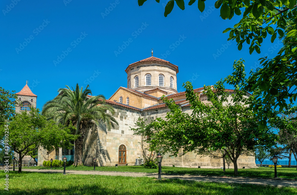 Naklejka premium Temple of Holy Sophia in Trabzon, Turkey