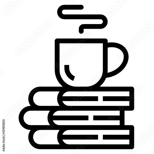 coffe line icon