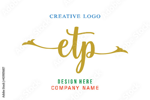 ETP lettering logo is simple, easy to understand and authoritative photo