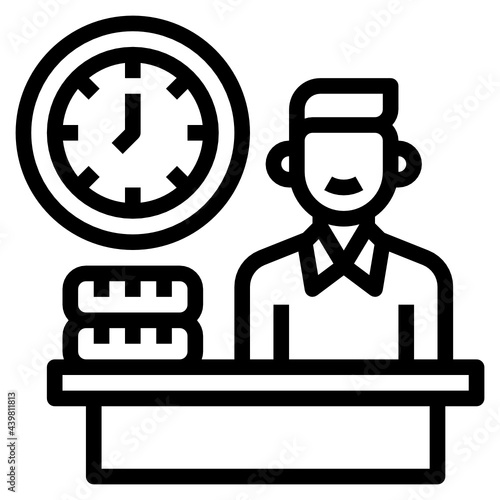 Banking outline icon
