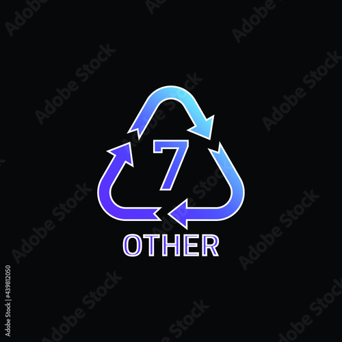 7 Other blue gradient vector icon