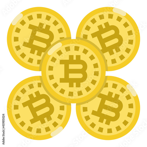 cryptocurrency flat icon