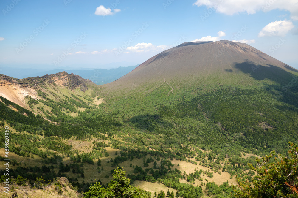 黒斑山、蛇骨岳、仙人岳　Jバンド　 浅間火山　ジオサイト　外輪山縦走