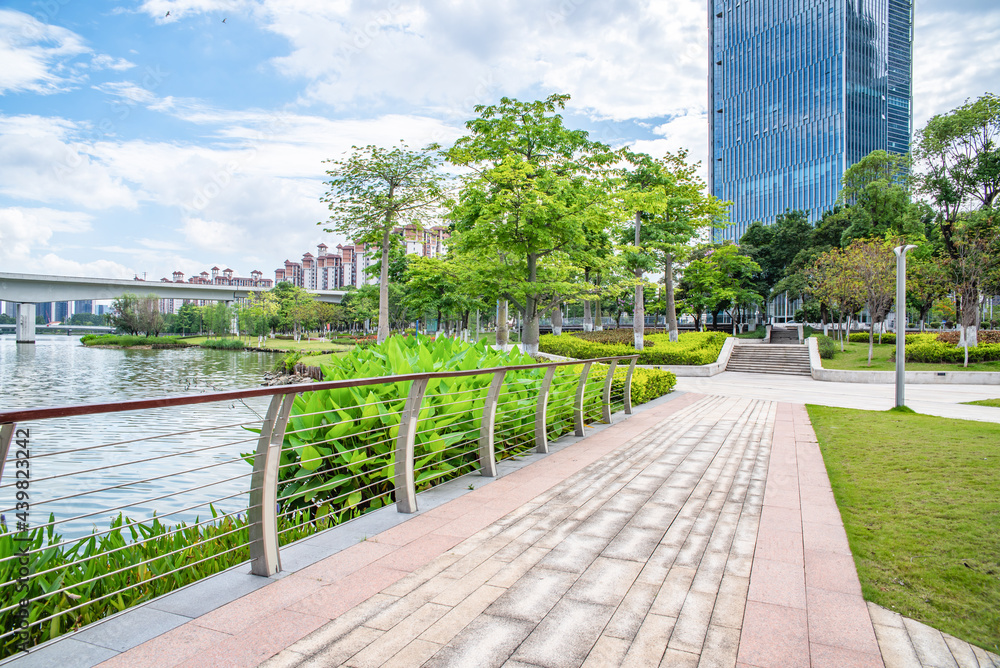 Jiaomen Park, Nansha Free Trade Zone, Guangzhou, China Jiaomen Park, Nansha Free Trade Zone, Guangzhou, China