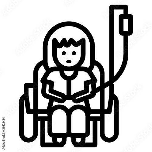 Patient getting medicine infusion