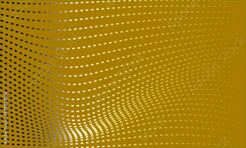 WAVE EFFECT SMALL OBJECT YELLOW BACKGROUND